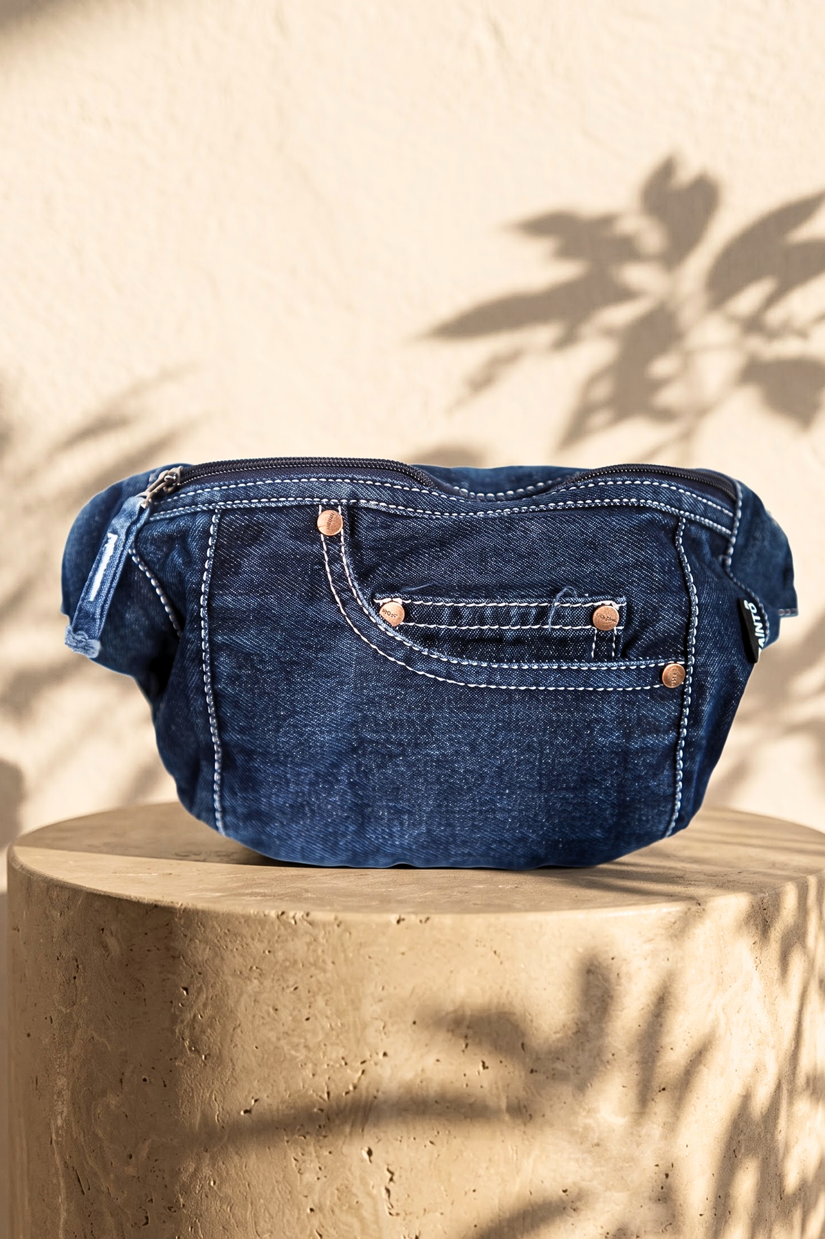 FrontPocket Belt Bag Denim, Dark Indigo, photo 1