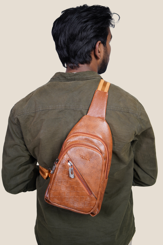 Maverick Chest Bag, Cognac Tan, photo 3
