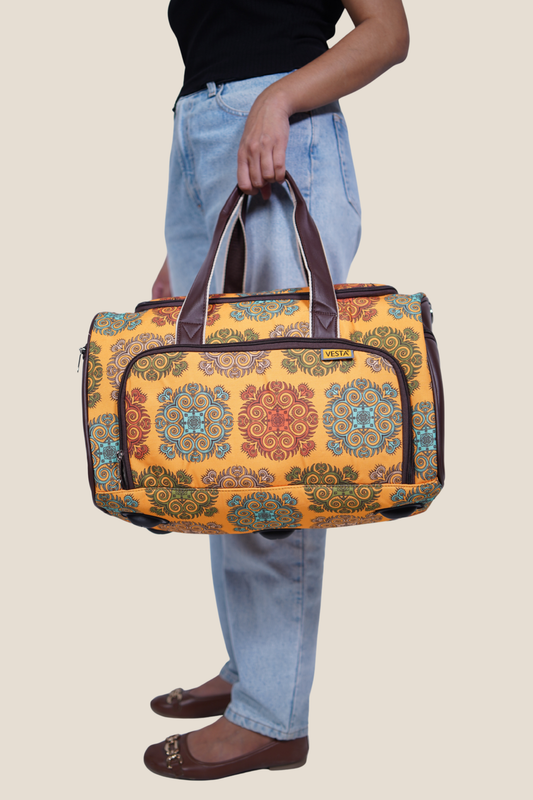 Carnival Duffel Bag, Mustard Mandala, photo 3