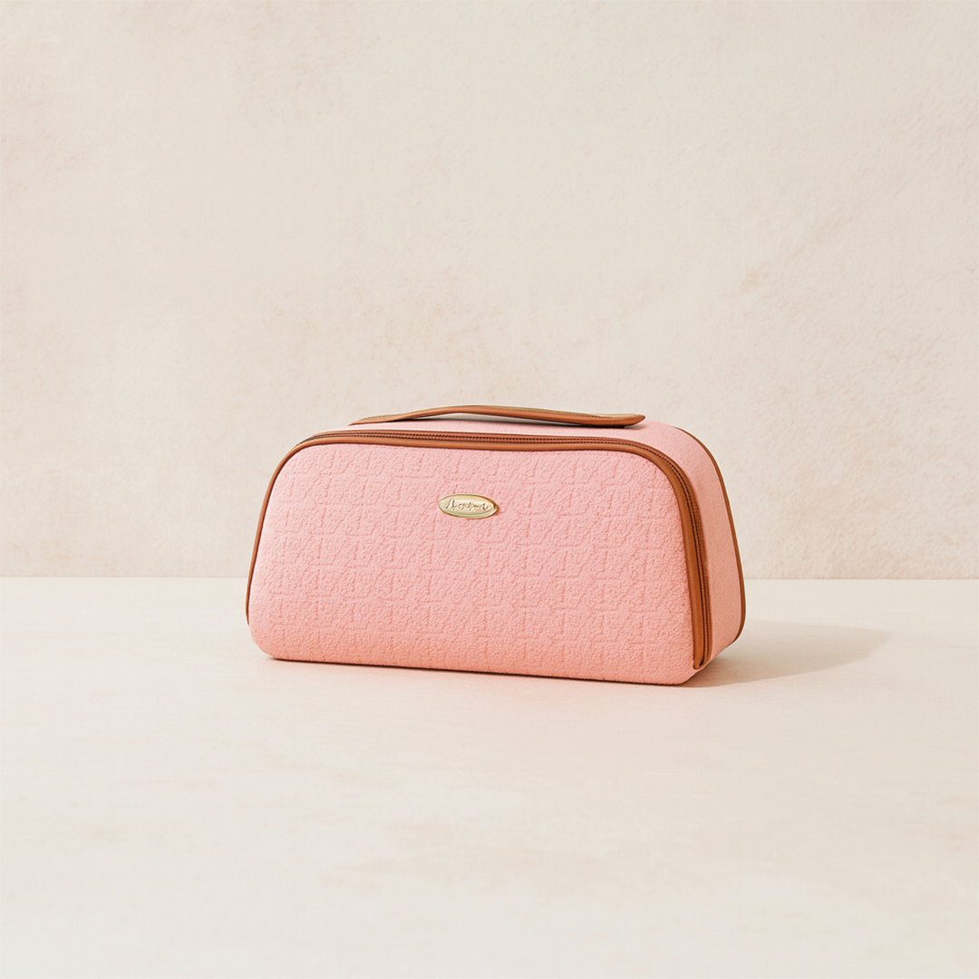 Double Zipper Cosmetics Bag