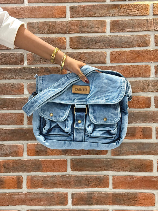 BackPocket Sling Bag - Denim