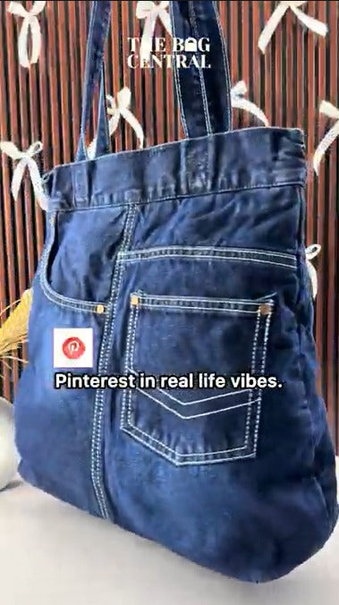 Denim Tote Bag